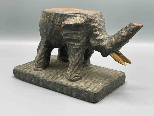 Vintage Elephant Fetish Object - Ivory Coast