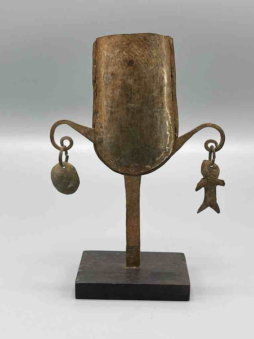 Vintage Gong "Asen" Figure on Base - Benin