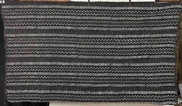 Contemporary Batik Mudcloth Mali African Textile | 65" x 39"