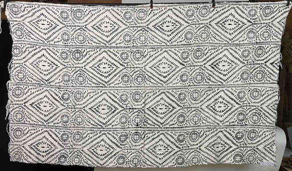 Contemporary Batik Mudcloth Mali African Textile | 67" x 41"
