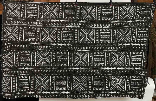 Contemporary Batik Mudcloth Mali African Textile | 60" x 40"