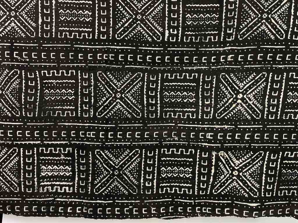 Contemporary Batik Mudcloth Mali African Textile | 60" x 40"
