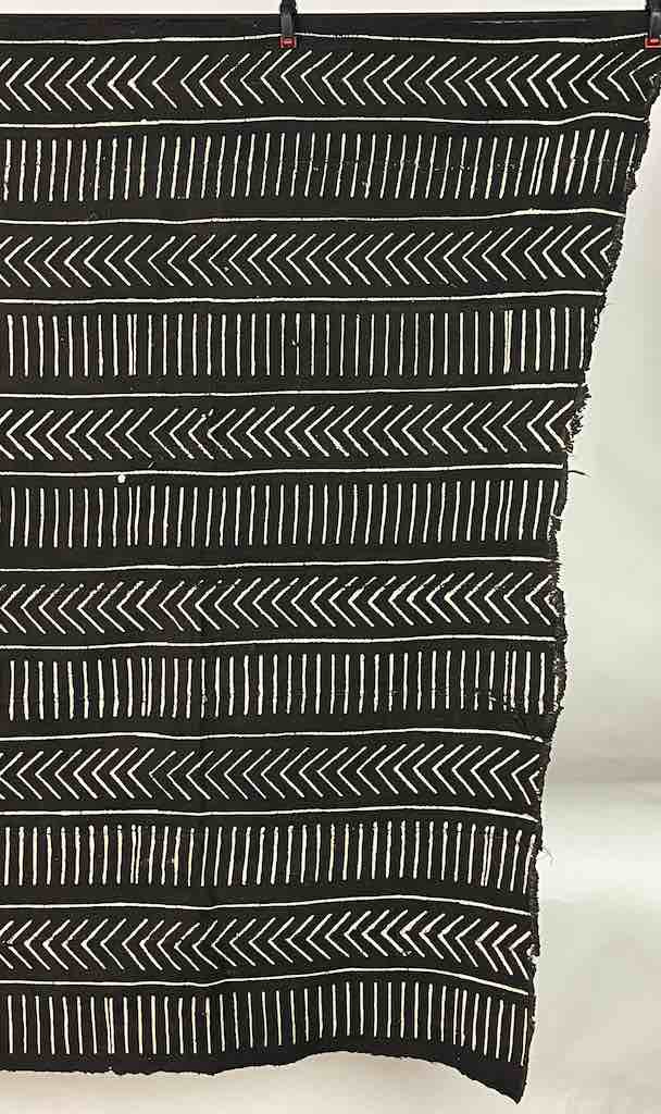 Contemporary Batik Mudcloth Mali African Textile | 59 x 41"