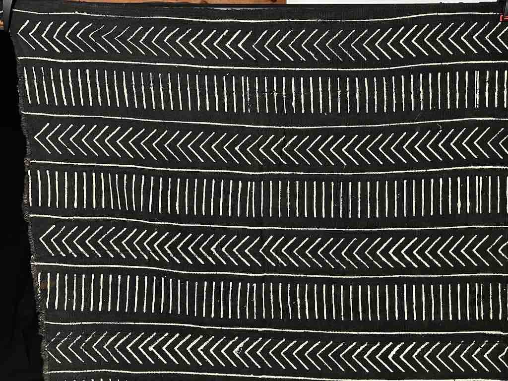 Contemporary Batik Mudcloth Mali African Textile | 59 x 41"