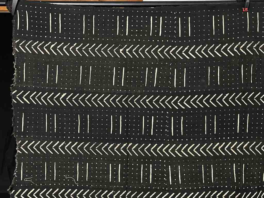 Contemporary Batik Mudcloth Mali African Textile | 59 x 43"