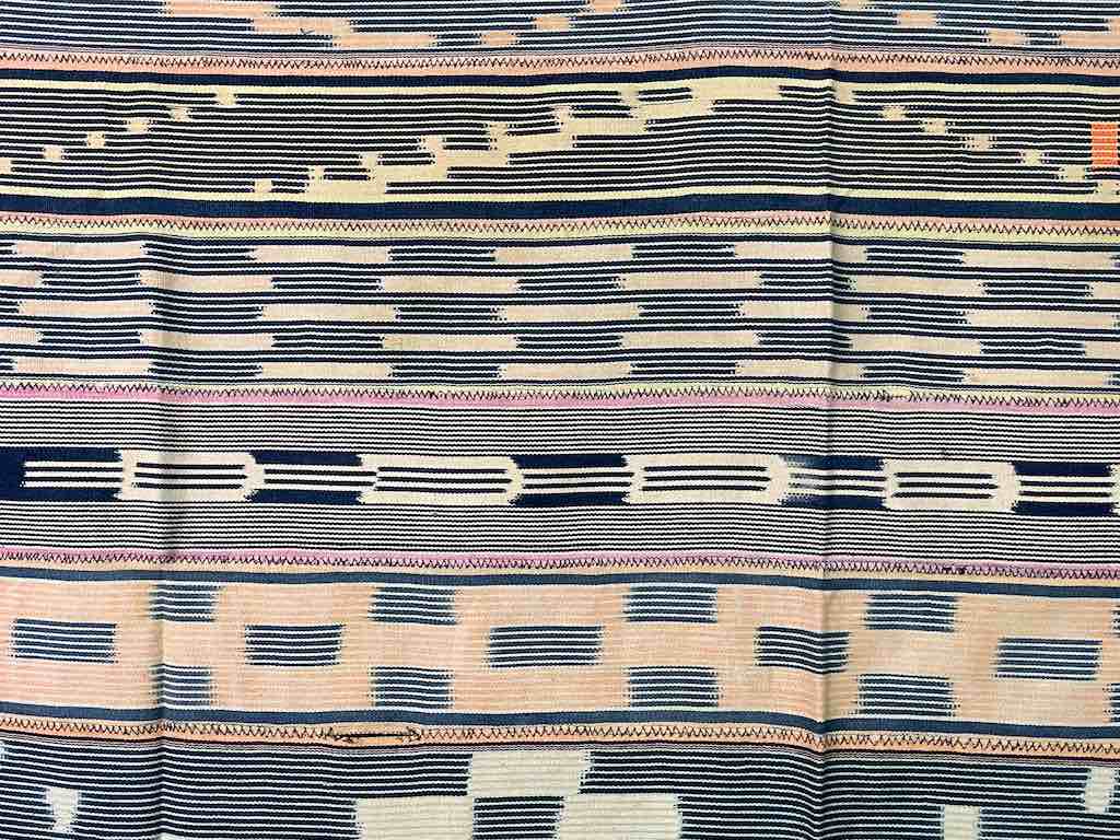 Vintage Baule African Cloth Textile "Wrapper" | 55" x 39"