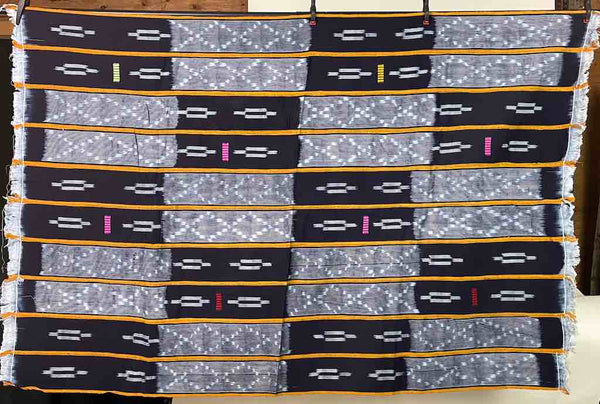 Baule African Cloth Textile "Wrapper" | 59" x 41"