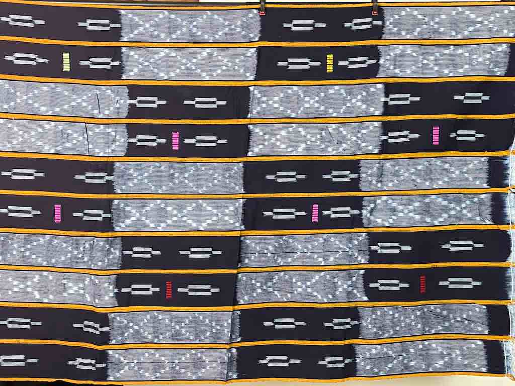 Baule African Cloth Textile "Wrapper" | 59" x 41"