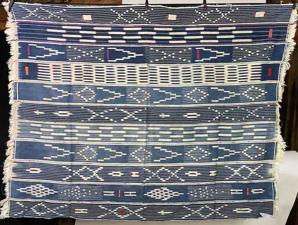 Vintage Baule African Cloth Textile "Wrapper" | 55" x 45"