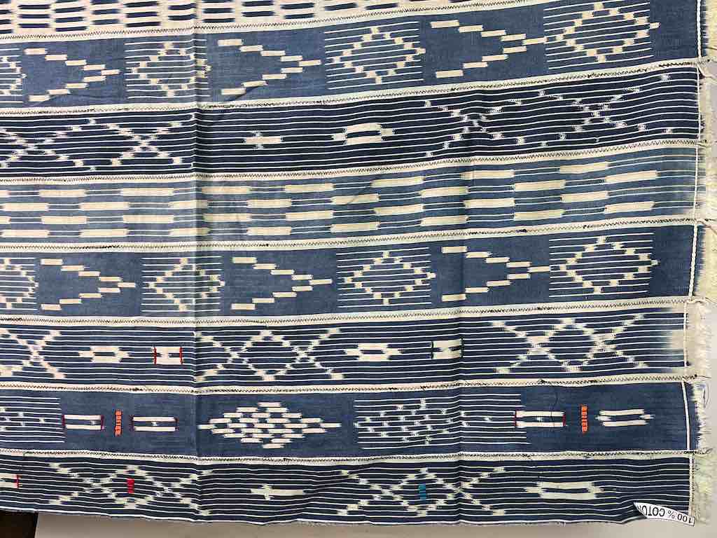 Vintage Baule African Cloth Textile "Wrapper" | 55" x 45"