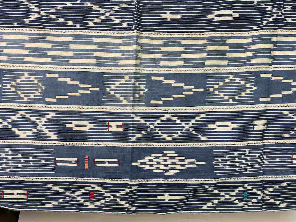 Vintage Baule African Cloth Textile "Wrapper" | 55" x 45"