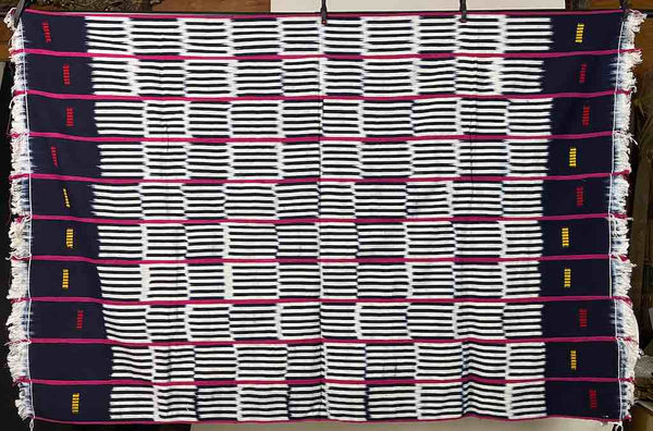 Baule African Cloth Textile "Wrapper" | 63 x 43"