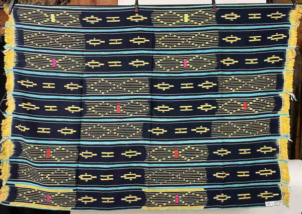 Baule African Cloth Textile "Wrapper" | 53 x 39"