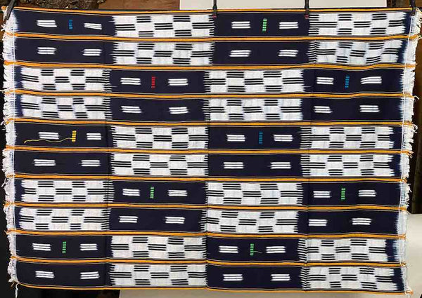Baule African Cloth Textile "Wrapper" | 53 x 42"