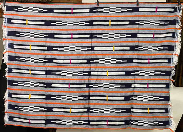 Baule African Cloth Textile "Wrapper" | 62 x 46"