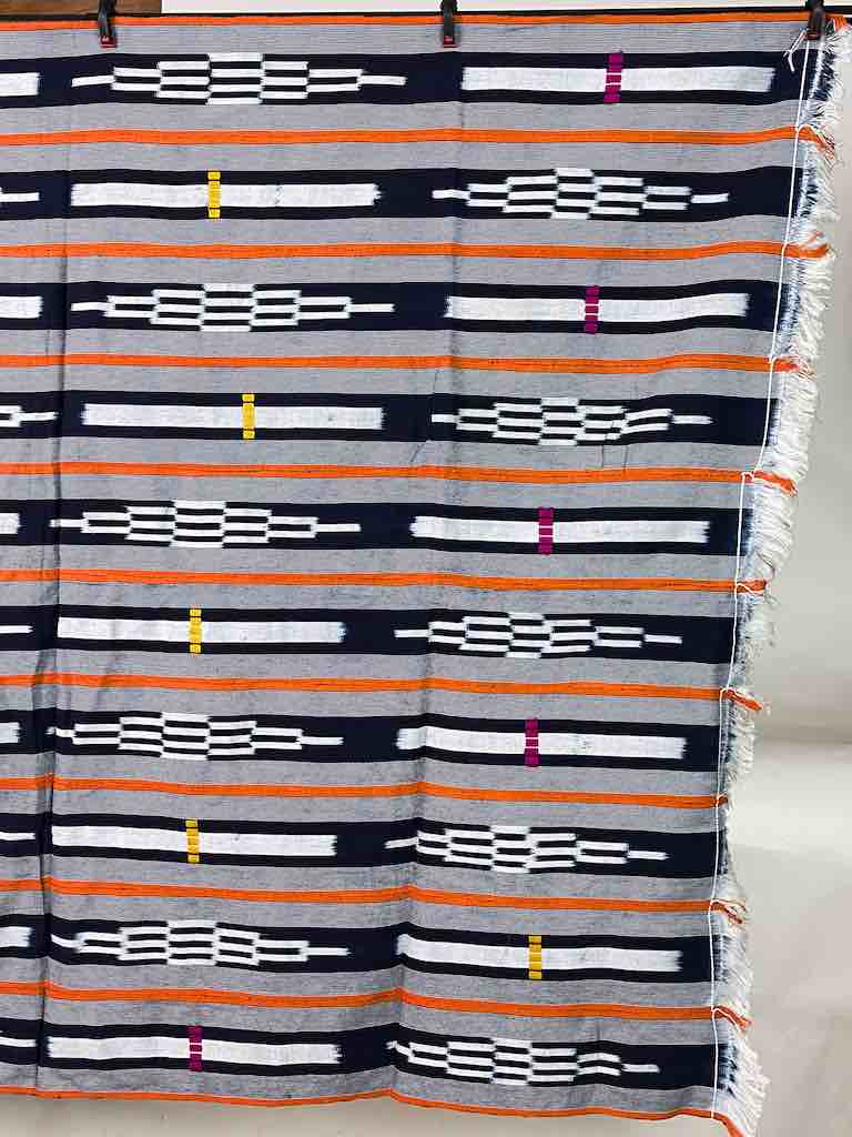 Baule African Cloth Textile "Wrapper" | 62 x 46"