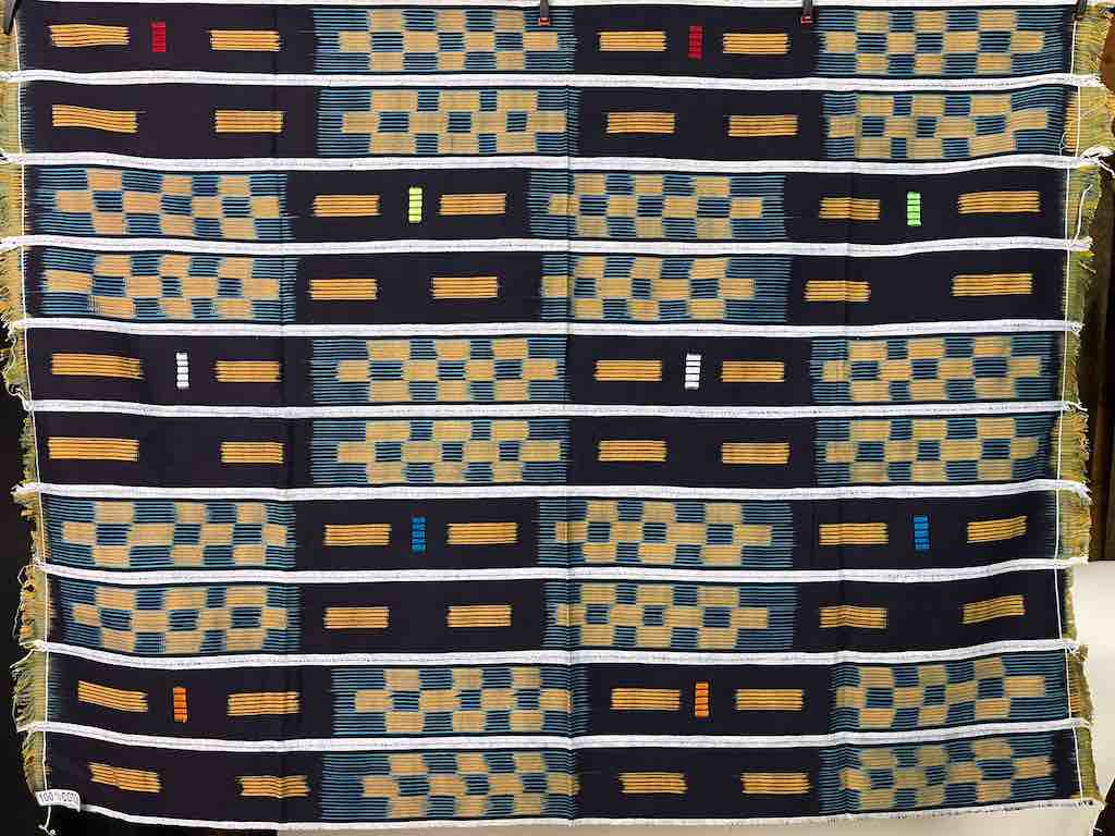 Baule African Cloth Textile "Wrapper" | 56 x 44"
