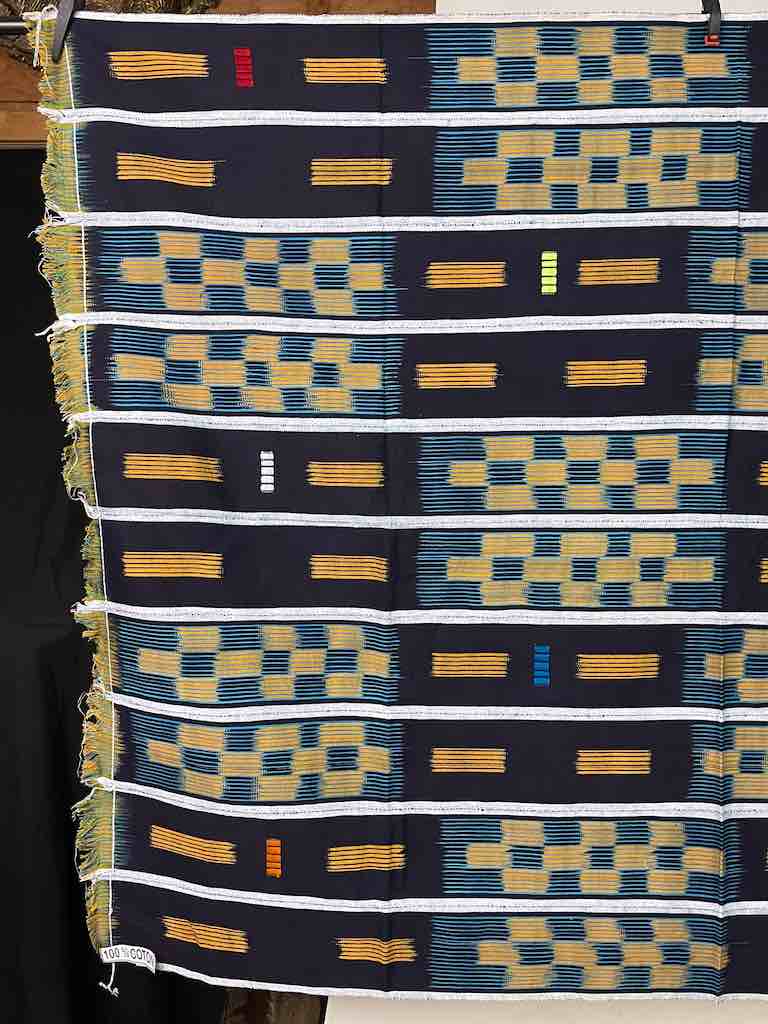 Baule African Cloth Textile "Wrapper" | 56 x 44"