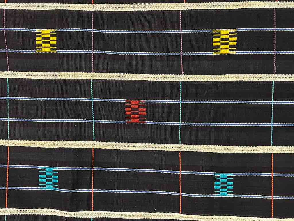 Finest Quality Baule African Cloth Textile "Wrapper" | 63 x 47"