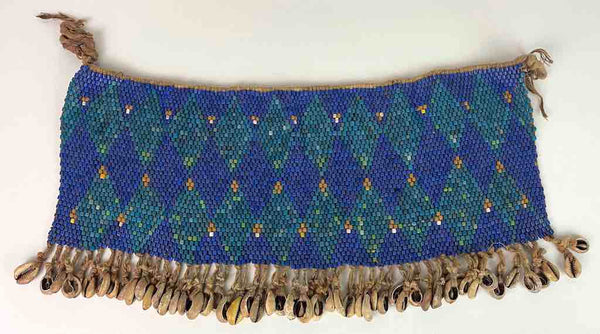 Kirdi Vintage Wide Beaded Dance Belt Loincloth - Cameroon
