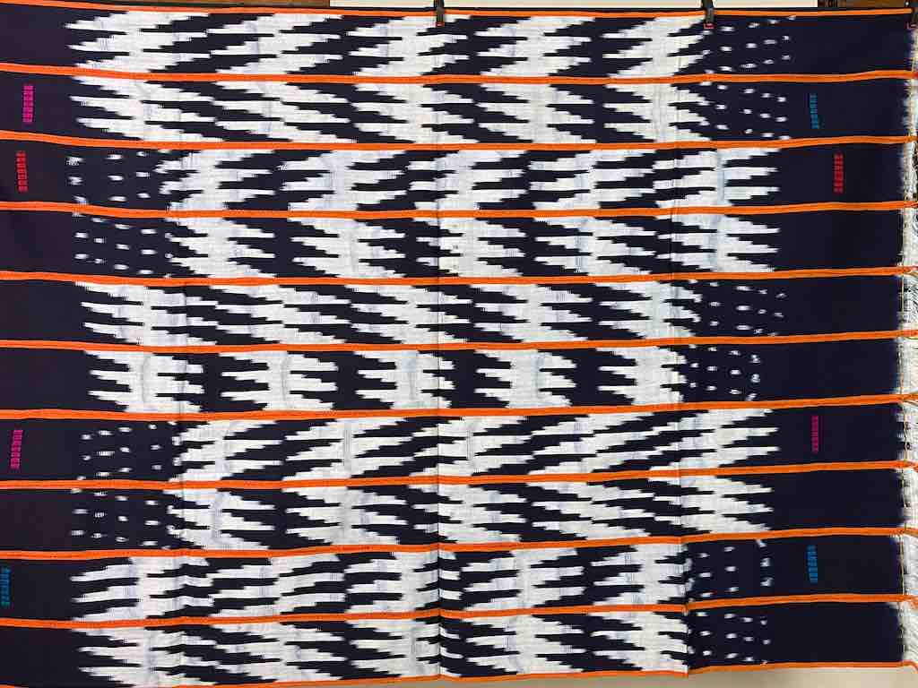 Baule African Cloth Textile "Wrapper" | 61 x 41"