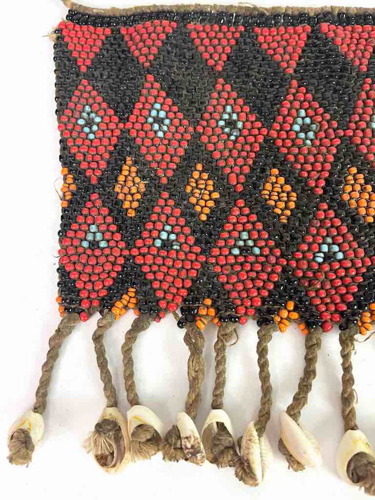 Iraqw Vintage Wide Beaded Dance Belt Loincloth - Tanzania