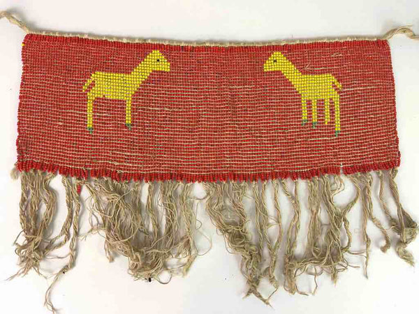 Kirdi Vintage Wide Beaded Dance Belt Loincloth - Cameroon