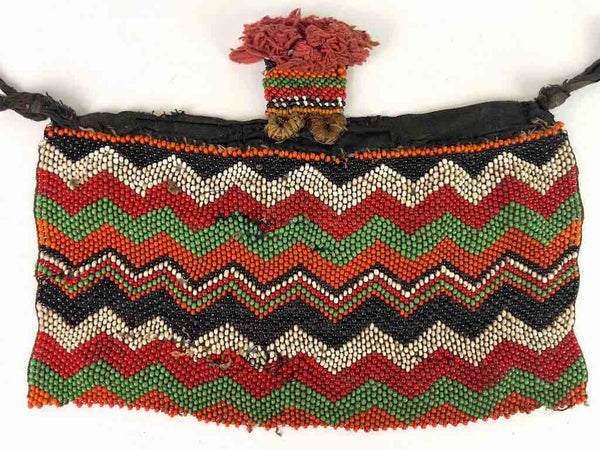 Kwere Vintage Wide Beaded Dance Belt Loincloth - Tanzania