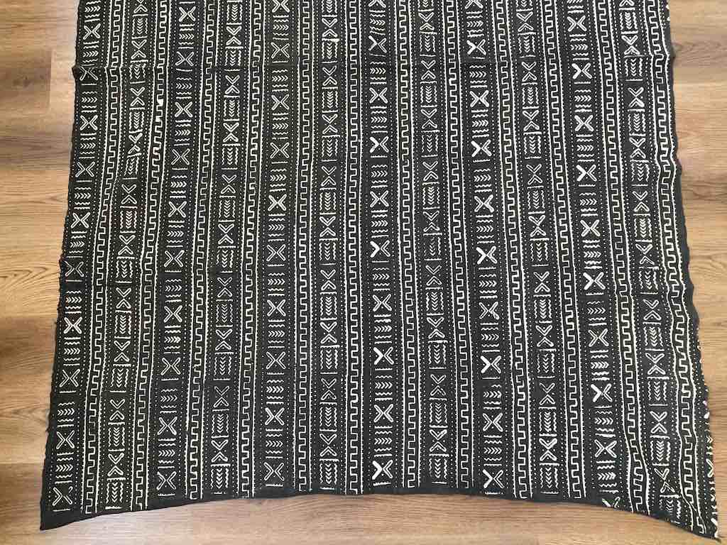 XL Contemporary Batik Mudcloth Mali African Textile | 82 x 62"