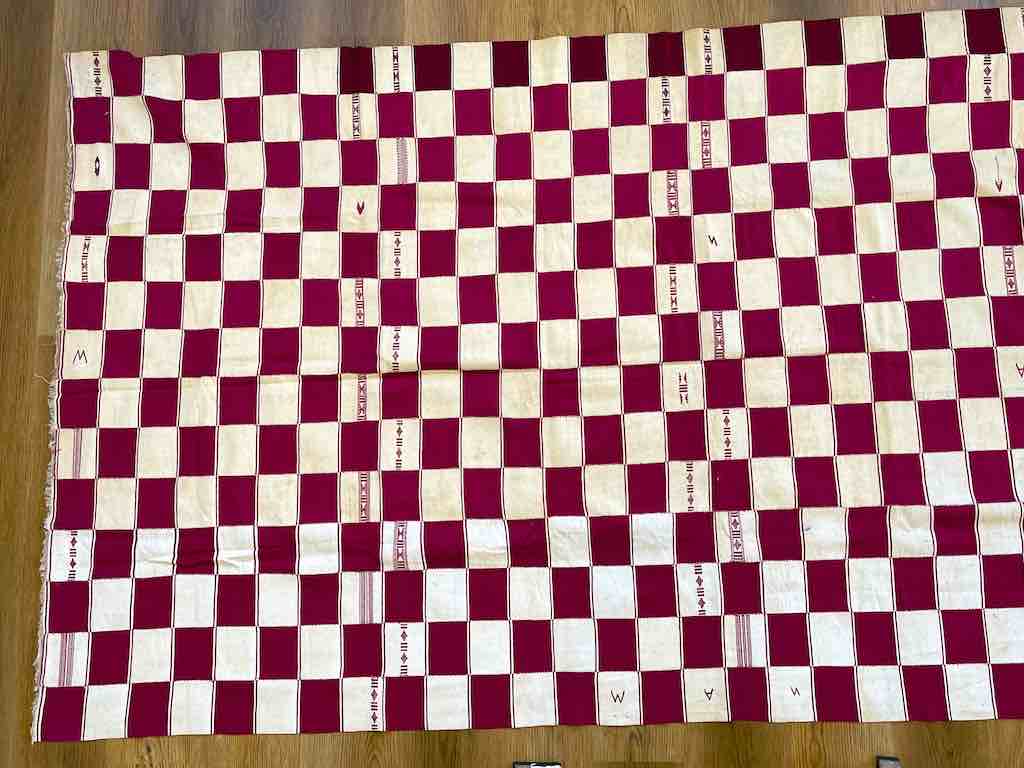 Large Vintage Fulani Handwoven Textile of Mali | 101 x 53"