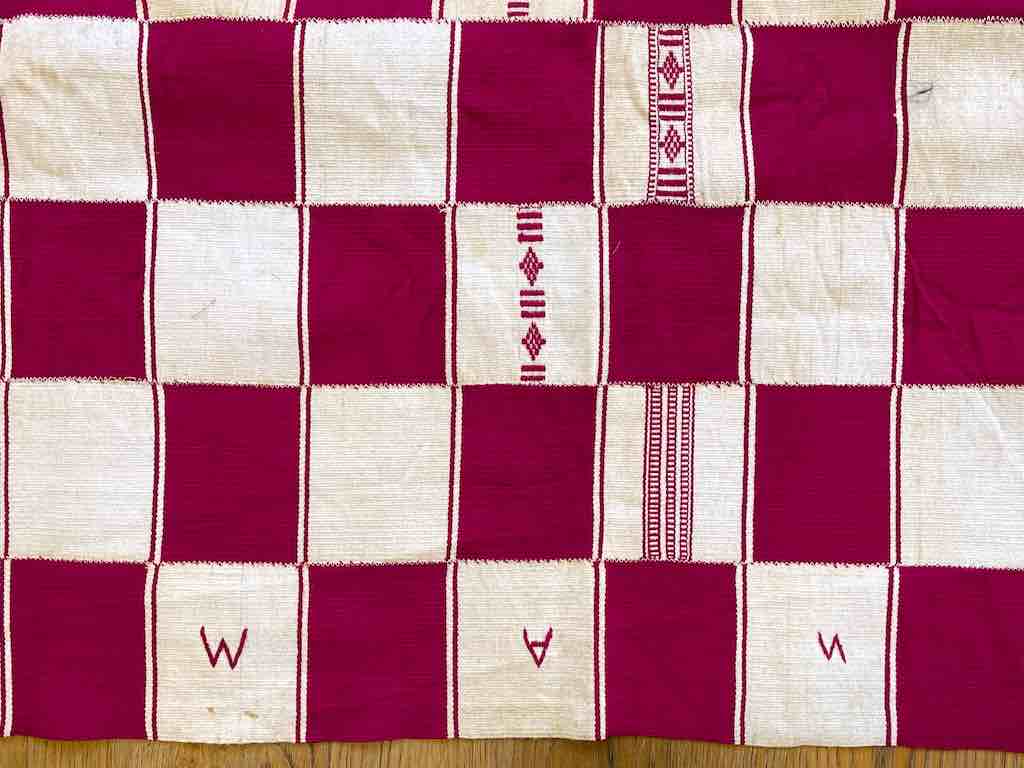 Large Vintage Fulani Handwoven Textile of Mali | 101 x 53"