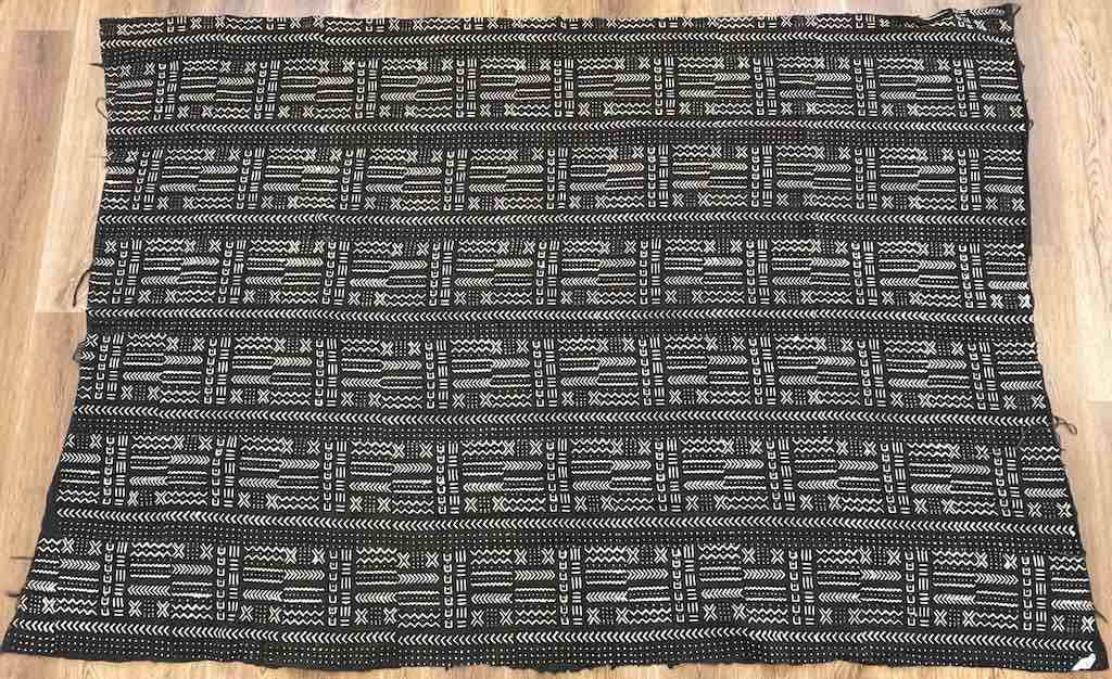 XL Contemporary Batik Mudcloth Mali African Textile | 96 x 67"