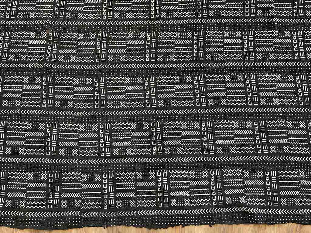 XL Contemporary Batik Mudcloth Mali African Textile | 96 x 67"