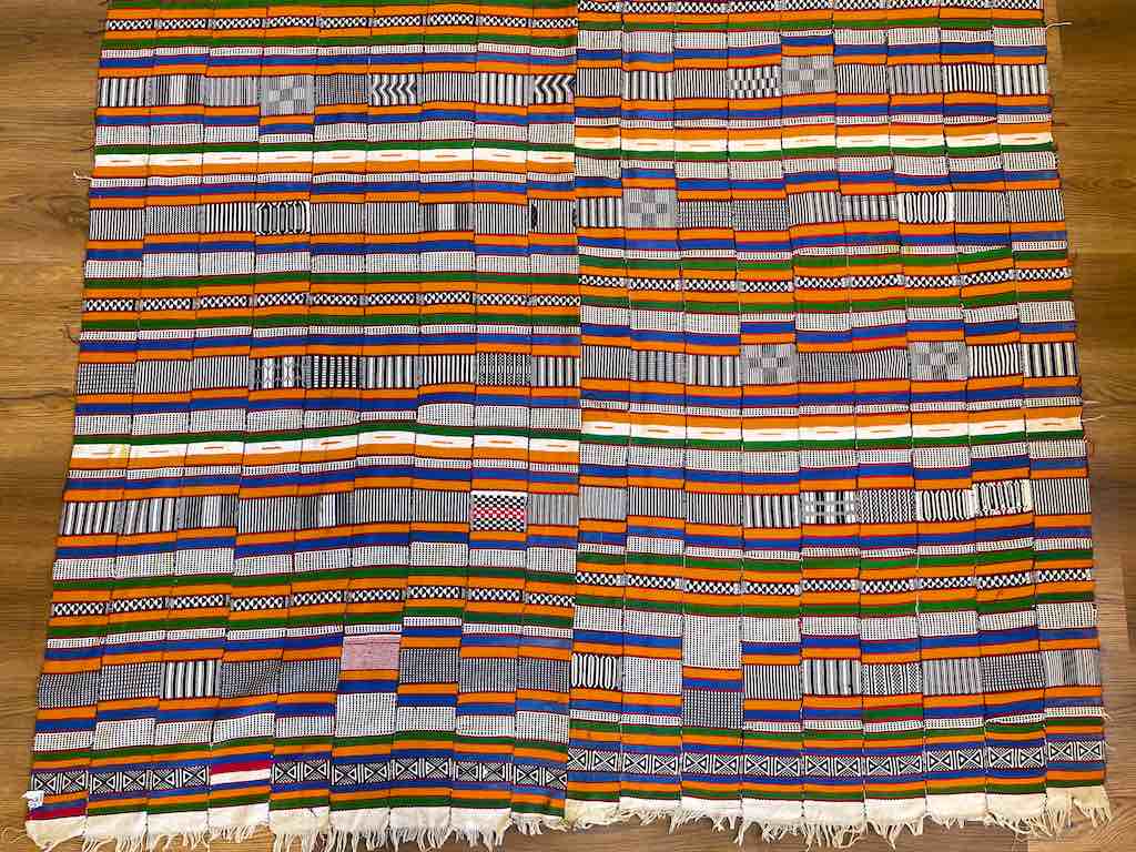 Very Large Vintage Djerma Handwoven Textile of Niger | 117 x 72"
