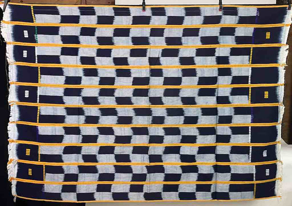 Baule African Cloth Textile "Wrapper" | 58" x 42"