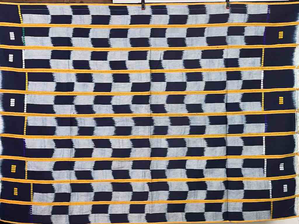 Baule African Cloth Textile "Wrapper" | 58" x 42"