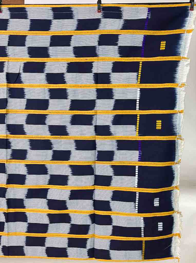 Baule African Cloth Textile "Wrapper" | 58" x 42"