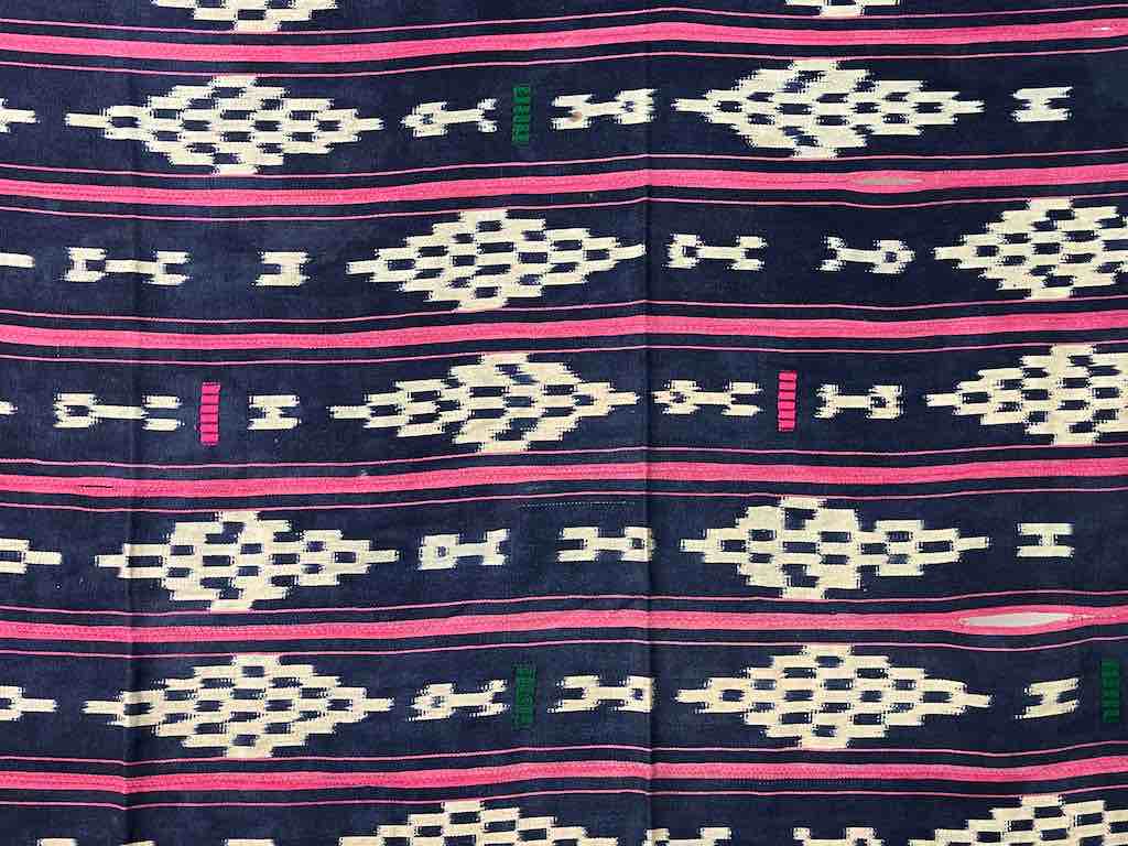 Vintage Baule African Cloth Textile "Wrapper" | 56" x 43"