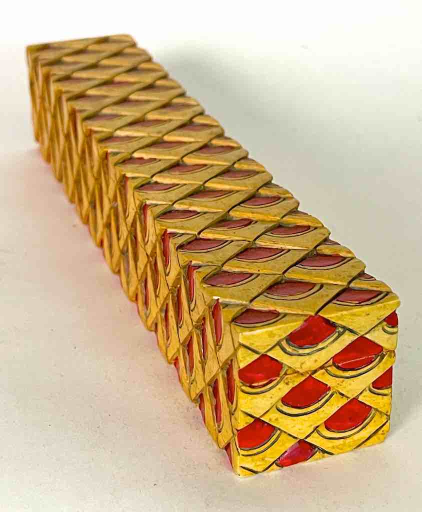 Dragon Skin Design - Long Soapstone Trinket Decor Pencil Box