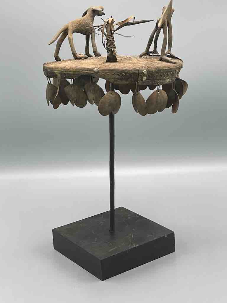 Full "Asen" Top with Figures on Base - Benin