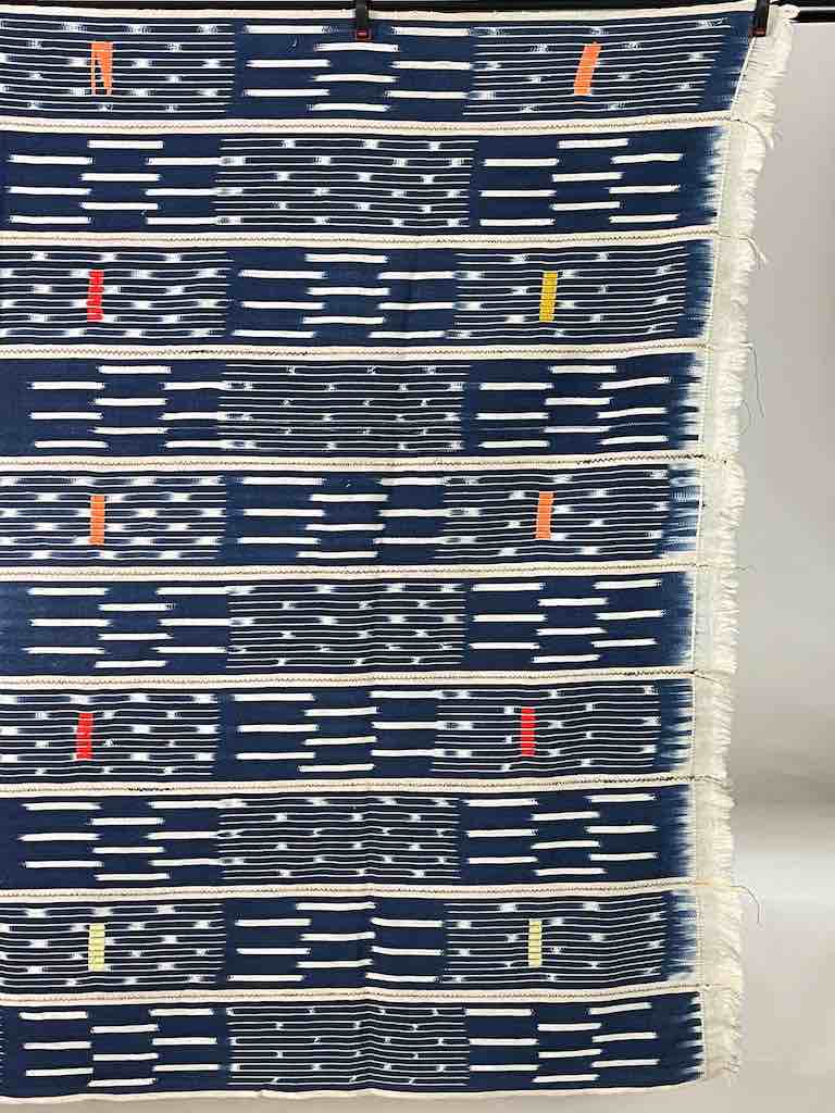 Vintage Baule African Cloth Textile "Wrapper" | 53" x 41"