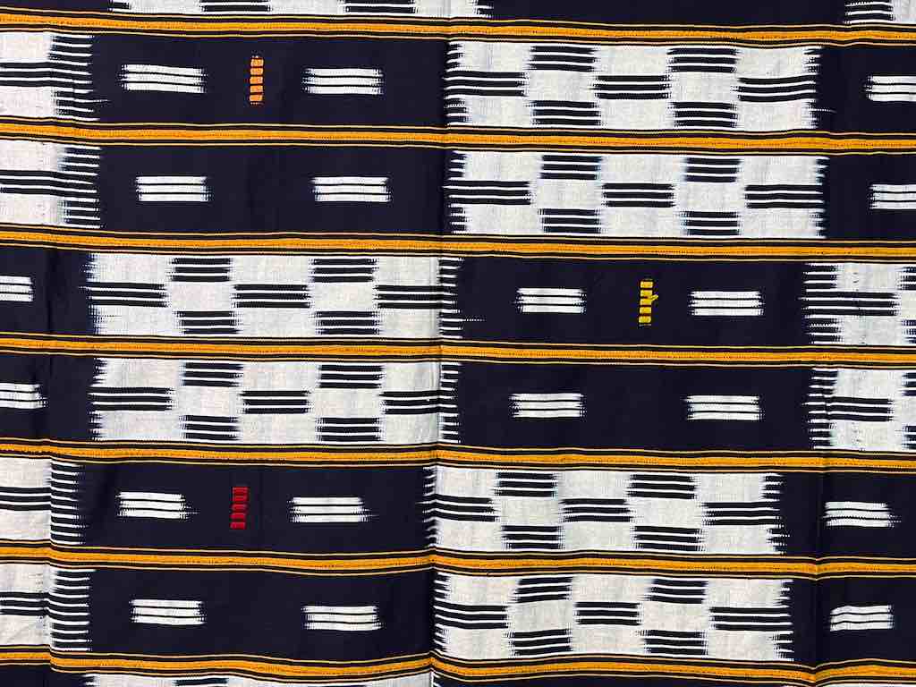 Baule African Cloth Textile "Wrapper" | 60" x 42"