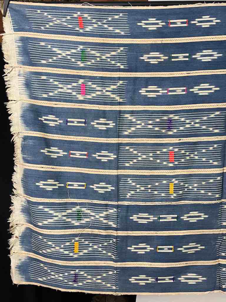 Vintage Baule African Cloth Textile "Wrapper" | 57 x 39"