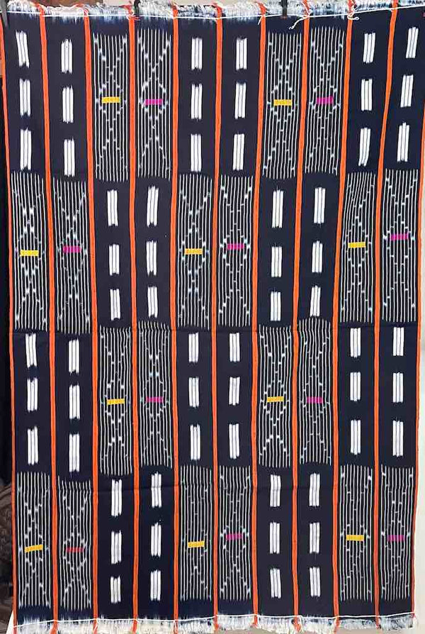 Baule African Cloth Textile "Wrapper" | 64" x 44"