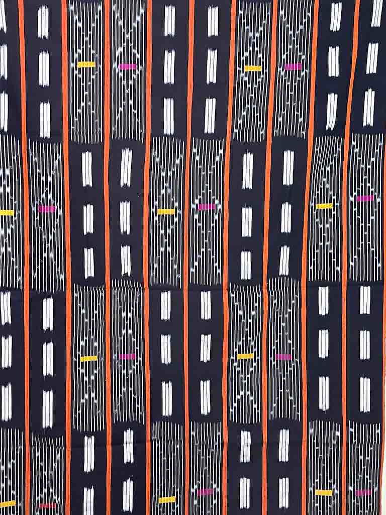 Baule African Cloth Textile "Wrapper" | 64" x 44"