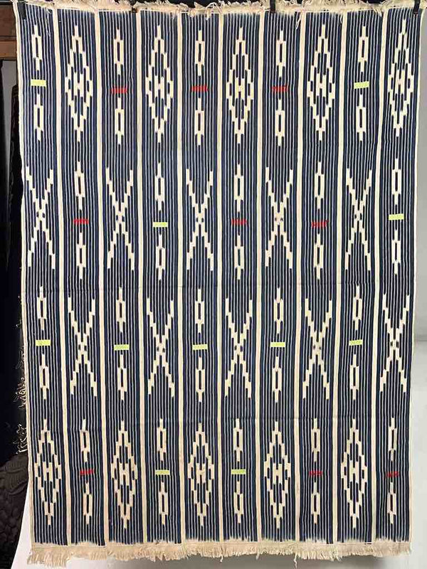 Vintage Baule African Cloth Textile "Wrapper" | 56" x 41"