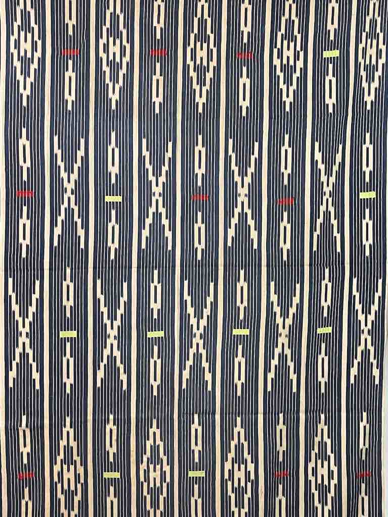 Vintage Baule African Cloth Textile "Wrapper" | 56" x 41"