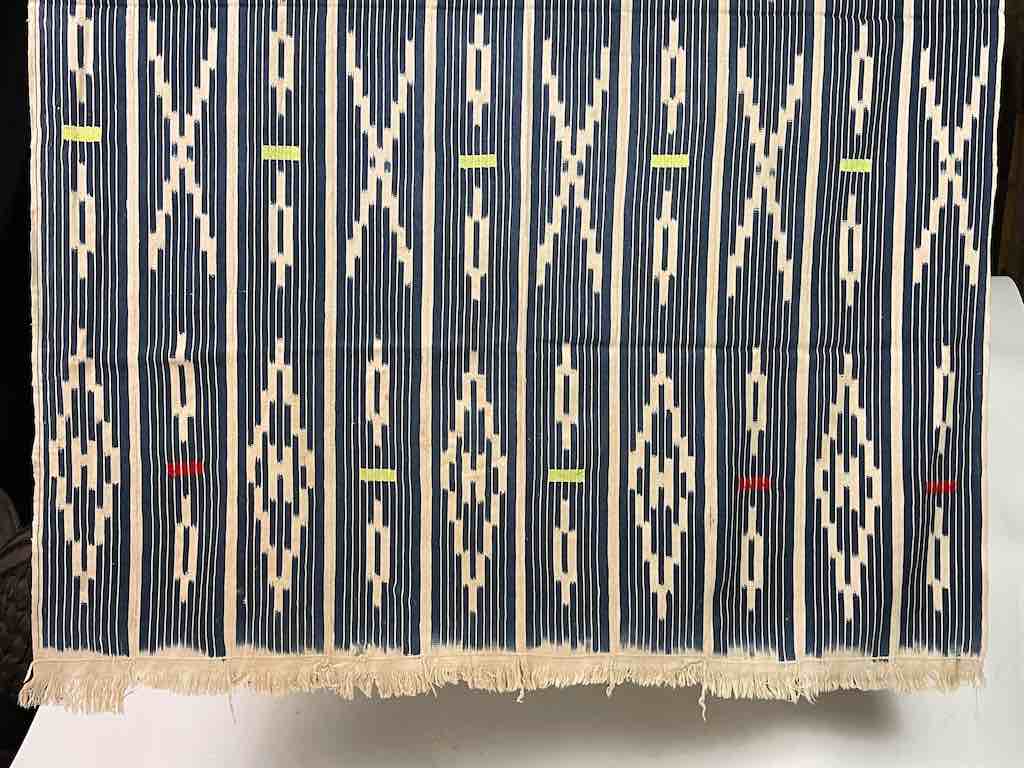 Vintage Baule African Cloth Textile "Wrapper" | 56" x 41"