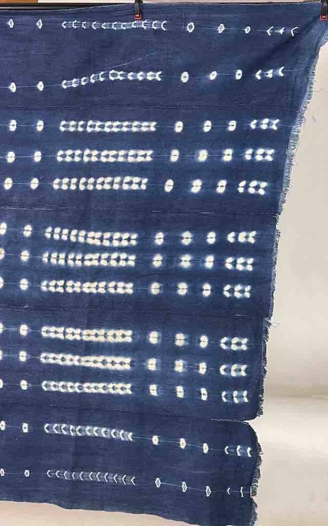 Vintage Mossi Indigo Textile "Wrapper" | 58 x 46"