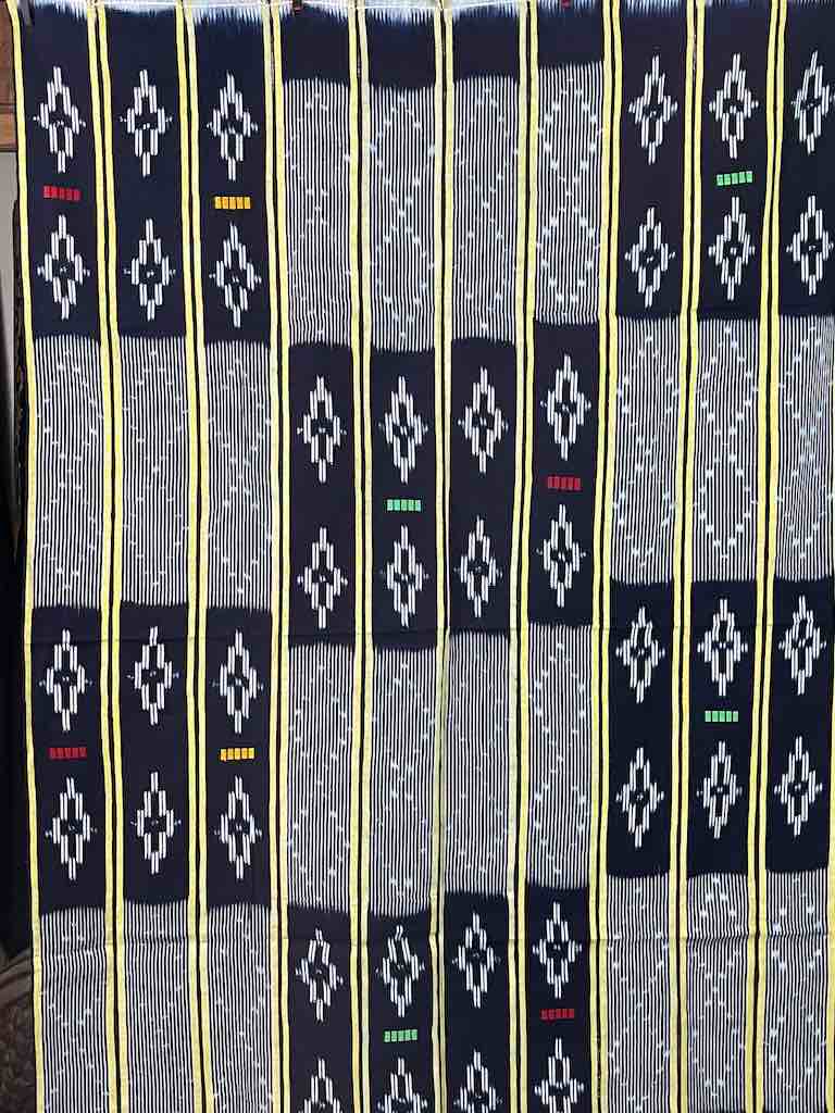 Baule African Cloth Textile "Wrapper" | 64 x 43"